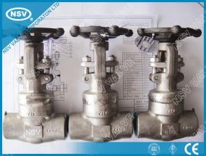 Válvula de compuerta forjada con bonete soldado