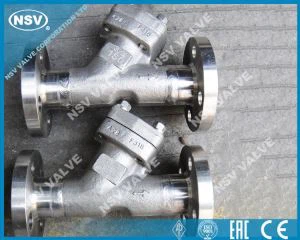 Válvula de retención forjada patrón Y